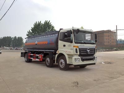 程力威牌CLW5257GFWB5型腐蚀性物品罐式运输车