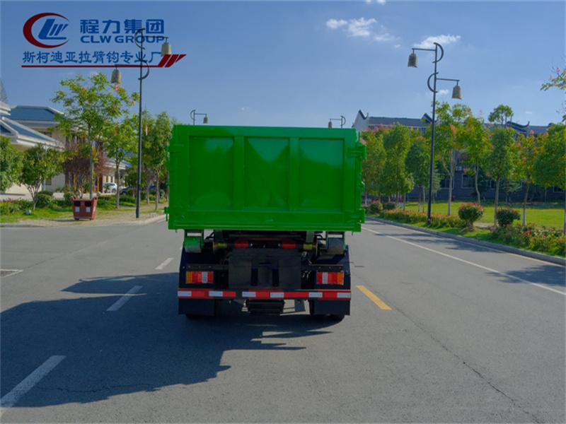 湖北三环国六蓝牌重载4495KG车厢可卸式垃圾车